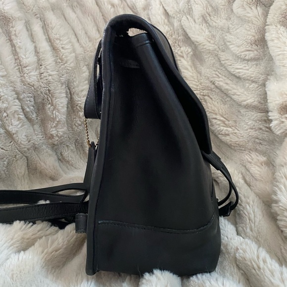 Vintage Coach Legacy Mini Daypack/Backpack Black Leather 9960 - Picture 4 of 12